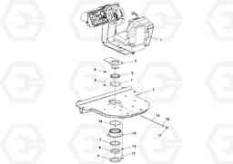 97967 Console/deck Assembly DD70/DD70HF S/N 197522 -, Volvo Construction Equipment