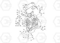 99202 Engine Installation SD100C S/N 198060 -, Volvo Construction Equipment