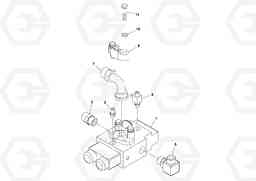95186 Traction Control Valve Assembly SD160DX/SD190/SD200 S/N 197386 -, Volvo Construction Equipment