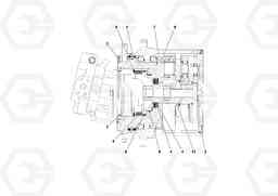 91496 Drum Drive Motor SD160DX/SD190/SD200 S/N 197386 -, Volvo Construction Equipment
