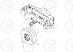93428 Tire and Wheel Assembly SD160DX/SD190/SD200 S/N 197386 -, Volvo Construction Equipment