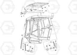 74577 Cab Assembly SD115D/SD115F S/N 23273 -, Volvo Construction Equipment