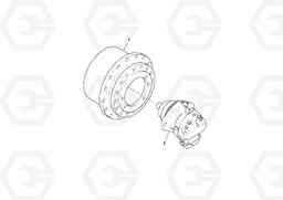 86228 Drum Drive Motor SD100D/100F/SD105DX/105F S/N 197389 -, Volvo Construction Equipment