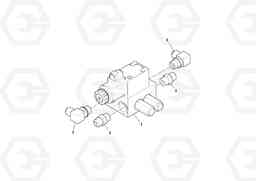 83769 Vibration Valve Assembly SD25D/SD25F S/N 197379 -, Volvo Construction Equipment