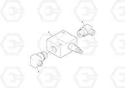 79815 Twin Lock Valve Assembly SD25D/SD25F S/N 197379 -, Volvo Construction Equipment