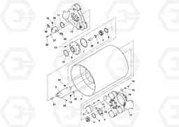 76191 Drum Assembly SD25D/SD25F S/N 197379 -, Volvo Construction Equipment