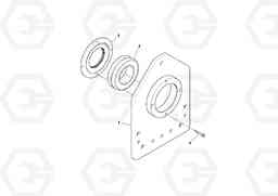 98141 Outboard Conveyor Bearing Assembly PF6160/PF6170, Volvo Construction Equipment