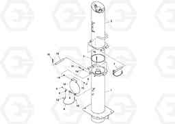 93210 Fume/Exhaust Stack Assembly PF6160/PF6170, Volvo Construction Equipment