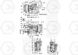 68102 John Deere Engine Assembly PF161 S/N 197506 -, Volvo Construction Equipment