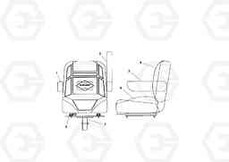 67696 Seat Assembly PF161 S/N 197506 -, Volvo Construction Equipment