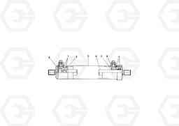 56736 Steering Hydraulic Cylinder RW195D S/N 197517-, Volvo Construction Equipment