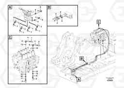 32715 Servo system, control valve to remote control valve pedal EC460C S/N 115001-, Volvo Construction Equipment