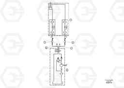 51881 Hydraulic diagram ABG8820/ABG8820B ABG8820 S/N 21098-23354 ABG8820B S/N 23355-, Volvo Construction Equipment
