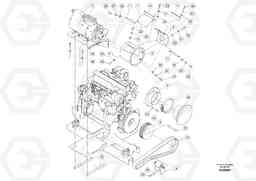 48339 Alternator-mounting Engine ABG6870 S/N 20735 -, Volvo Construction Equipment