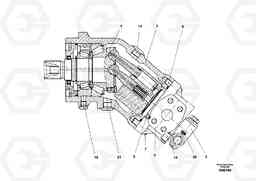 50349 Drum Drive Motor Assembly DD90 S/N 08200011422 -, Volvo Construction Equipment