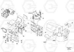 54734 Installation Cowling SD150 S/N 0815001023 -, Volvo Construction Equipment