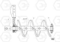 97844 Auger Basic Assembly ABG4371 S/N 0847503049-, Volvo Construction Equipment
