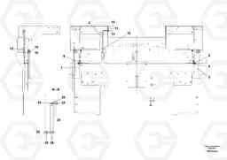 94783 Screed Transport Lock Assembly ABG4361 S/N 0847503050 -, Volvo Construction Equipment