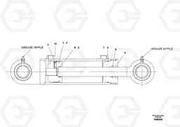 87176 Steering cylinder ABG4371 S/N 0847503049-, Volvo Construction Equipment