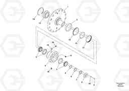 88388 Bearing Housing Assembly SD110C/SD110, Volvo Construction Equipment