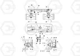 101203 Bogie Steering Arrangement PF2181 S/N 197473-, Volvo Construction Equipment