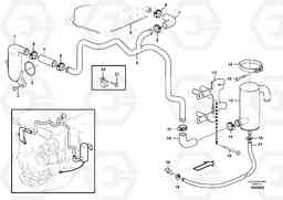 85875 Crankcase ventilation EC360B PRIME S/N 15001-/85001- 35001-, Volvo Construction Equipment