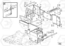 88044 Cowl frame EC240B PRIME S/N 15001-/35001-, Volvo Construction Equipment