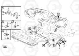 96192 Cable and wire harness, instrument panel ECR305C, Volvo Construction Equipment