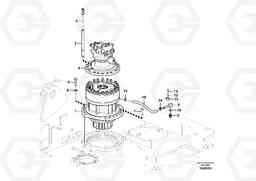 73088 Swing motor with mounting parts ECR305C, Volvo Construction Equipment