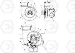 58452 Smokeater? Fan Assembly PF3172/PF3200 S/N 197507-, Volvo Construction Equipment