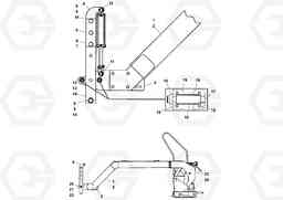 45376 Side Arm Arrangement PF3172/PF3200 S/N 197507-, Volvo Construction Equipment