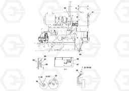 38077 Electrical Arrangement and Engine Wiring PF3172/PF3200 S/N 197507-, Volvo Construction Equipment