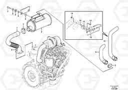 34847 Exhaust system MC60B S/N 71000 -, Volvo Construction Equipment