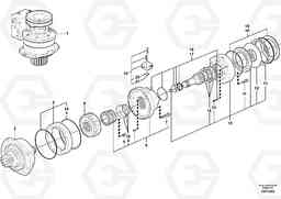 71078 Slewing gear motor ECR28 TYPE 601, Volvo Construction Equipment
