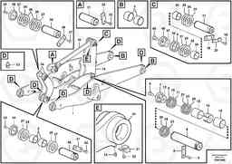 56854 Lifting framework with assembly parts L45F, Volvo Construction Equipment