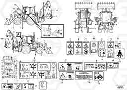 45779 Sign plates and decals BL70 S/N 11489 -, Volvo Construction Equipment