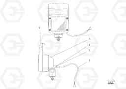 55049 Headlight With Cable ABG2820 S/N 20814 -, Volvo Construction Equipment
