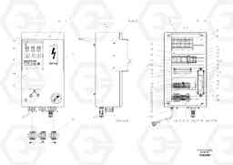86171 Switch cabinet El. heating ABG7820/ABG7820B ABG7820 S/N 21064-23058 ABG7820B S/N 23059 -, Volvo Construction Equipment