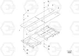 53106 Conveyor Floor Plate ABG5820 S/N 20975 -, Volvo Construction Equipment