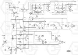54395 Hydraulic diagram ABG5820 S/N 20975 -, Volvo Construction Equipment