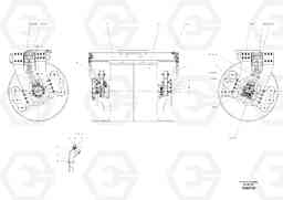 73061 Roller Drum Rear DD95 S/N 20624 -, Volvo Construction Equipment