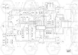 69541 Cable kit machine ABG7820/ABG7820B ABG7820 S/N 21064-23058 ABG7820B S/N 23059 -, Volvo Construction Equipment