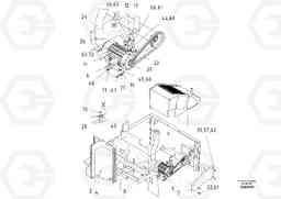 56923 Alternator-mounting ABG2820 S/N 20814 -, Volvo Construction Equipment