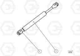 99084 Gas Pressure Spring MW500 S/N 20591 -, Volvo Construction Equipment