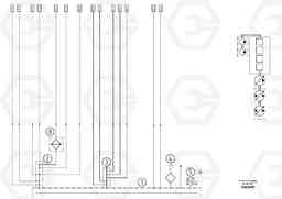 56993 Hydraulic diagram ABG2820 S/N 20814 -, Volvo Construction Equipment