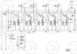 100090 Hydraulic diagram ABG2820 S/N 20814 -, Volvo Construction Equipment