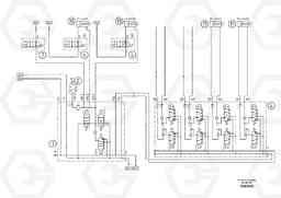 57003 Hydraulic diagram ABG2820 S/N 20814 -, Volvo Construction Equipment