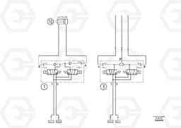 57007 Hydraulic diagram ABG2820 S/N 20814 -, Volvo Construction Equipment