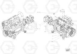 53077 Engine Basic Unit ABG2820 S/N 20814 -, Volvo Construction Equipment