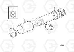 43826 Hydraulic cylinder A40E FS FULL SUSPENSION, Volvo Construction Equipment